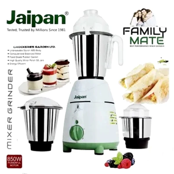 Jaipan Family Mate Mixer Grinder MFM-2100 850W - Image 2