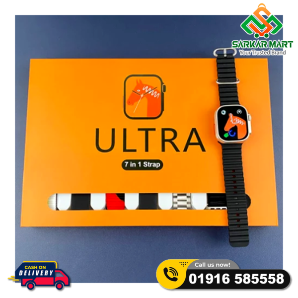 Ultra 7 In 1 Strap New Smart Watch - Image 2