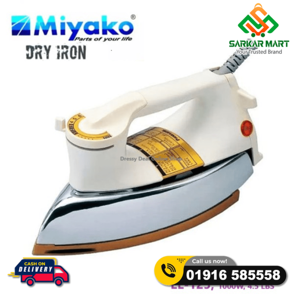 Miyako Dry Iron EI-125 - Image 2