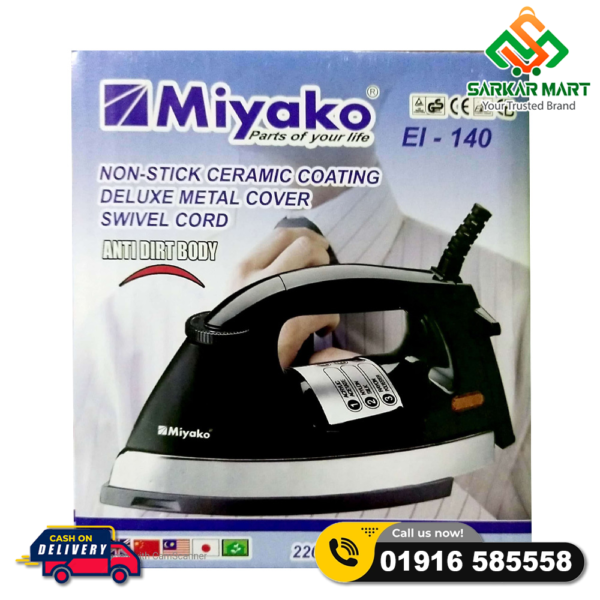 Miyako Dry Iron EI-140 - Image 3