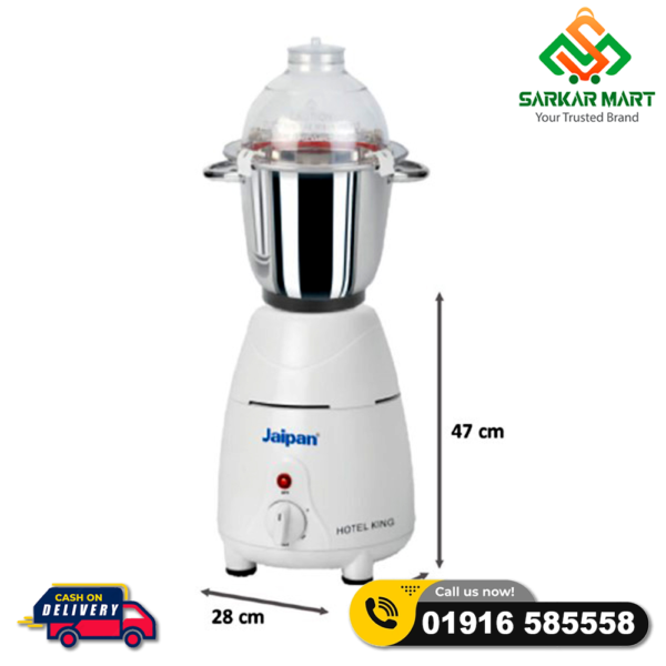 Jaipan Hotel King 1400 WATT Mixer Grinder (2 Jars) INDIA - Image 4