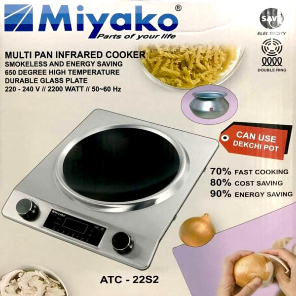 Multi Pan Infrared Cooker ATC- 22S2 - Image 2