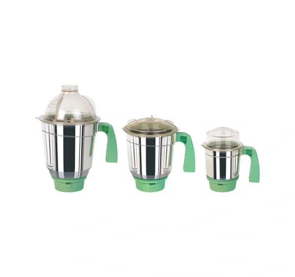 Jaipan JP_KKMG 750-Watt Kitchen Green Mixer Grinder with 3 Stainless Steel Jars - Image 3