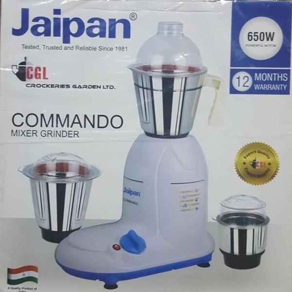 Jaipan Mixer Grinder Blender Commando 650W - Image 2