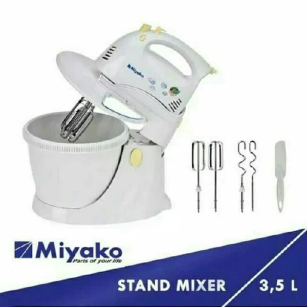 Miyako SM-625 Electric Beater or Stand Mixer Machine with Bowl. - Image 4