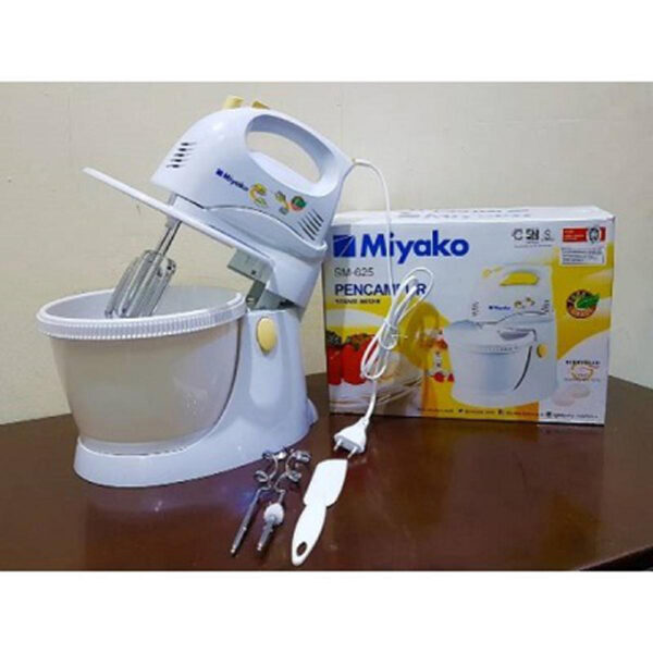 Miyako SM-625 Electric Beater or Stand Mixer Machine with Bowl. - Image 3