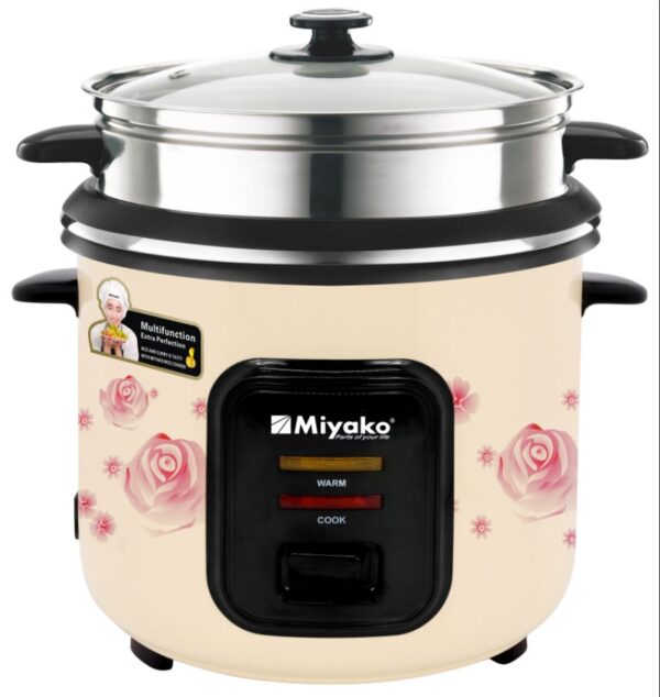 Miyako 3 in 1 Electric Rice Cooker ASL-3P-300-Rose