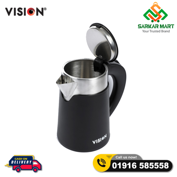 VISION Electric Kettle 1 Liter VIS-EK-013 (ROYAL) Black - Image 2