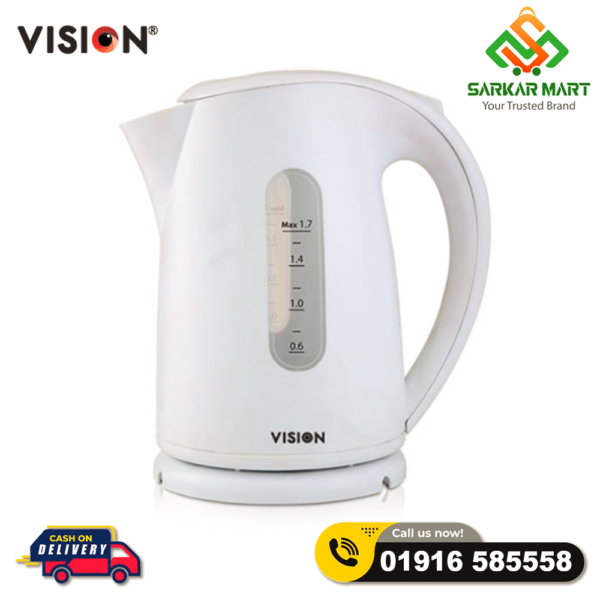 VISION Electric Kettle 1.7L VISION-EK-003 Off White