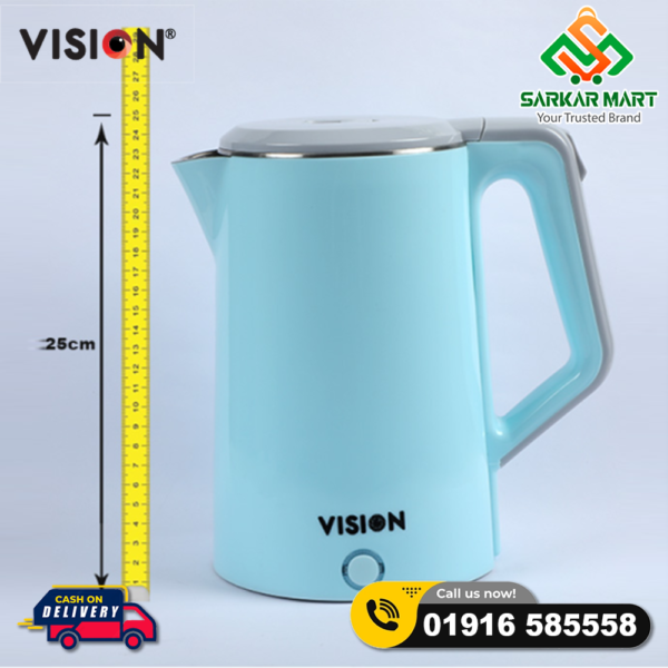 VISION Electric Kettle 2.3 Liter VIS-EK-011(Double Wall) - Image 3