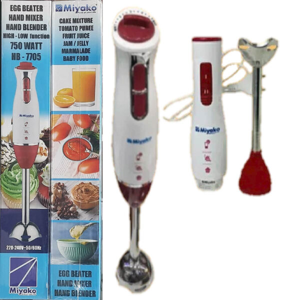 Miyako HB-7705 Electric Hand Blender-Hand Mixer-Egg Beater 750 watt - Image 3