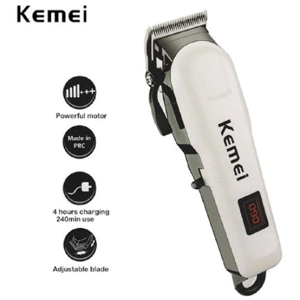 Kemei 809 Rechargable Double Battery Trimmer - Image 2