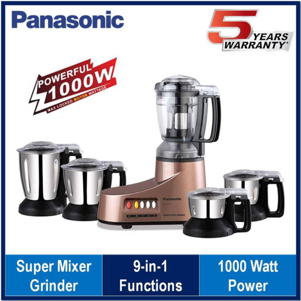 Panasonic (MX-AC555) Super Mixer Grinder 5 Jars - Image 2