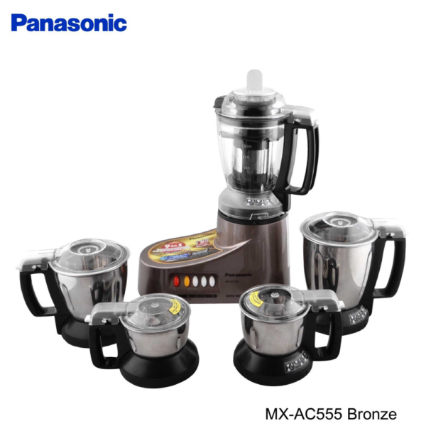 Panasonic (MX-AC555) Super Mixer Grinder 5 Jars - Image 3