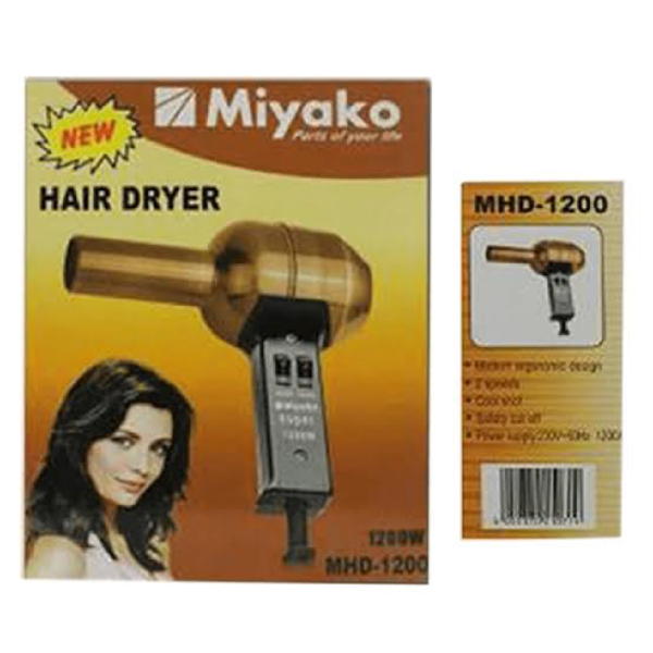 Miyako 1200 Hair Dryer Miyako