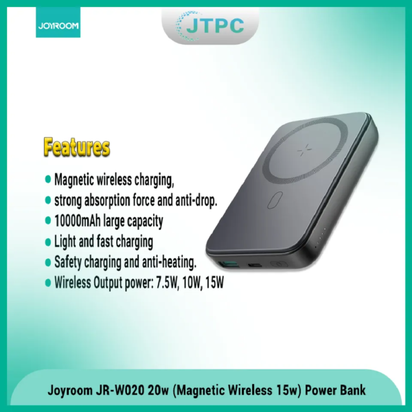 JOYROOM JRW020 Magnetic Wireless Mini Power Bank - Image 3