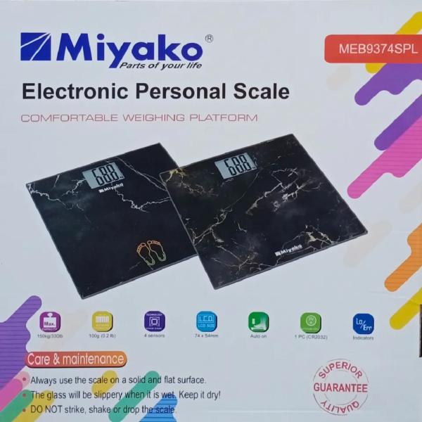 Miyako 9374 SPL-Bathroom Scale - Image 2