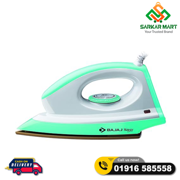 Bajaj Majesty Canvas Green1000 Watts Dry Iron