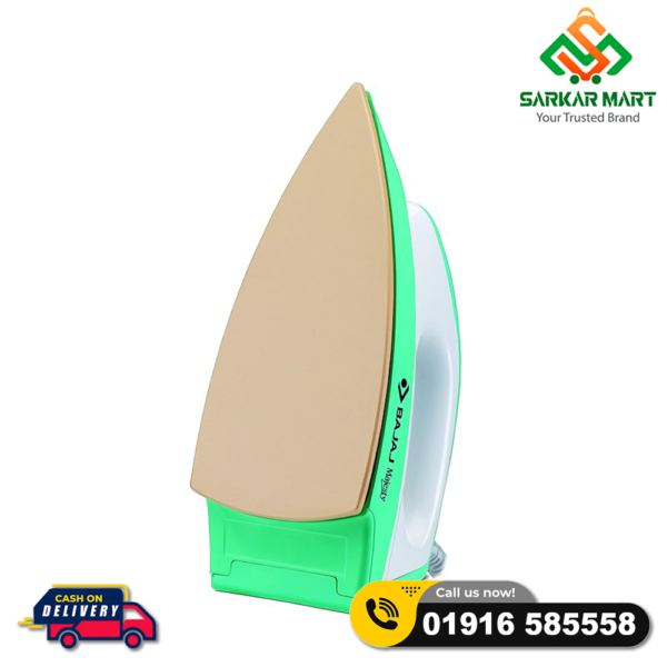 Bajaj Majesty Canvas Green1000 Watts Dry Iron - Image 2