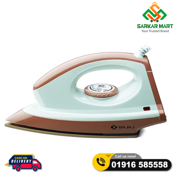 Bajaj Majesty Canvas Brown1000Watts Dry Iron - Image 2