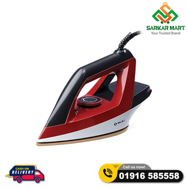 Bajaj Splendora 1100Watts Dry Iron Red And Black