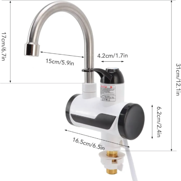 Instant Electric Heating Water Faucet-RX-001 for Bathroom wall - Image 4