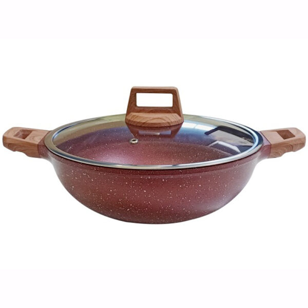 Kiam Die-casting 26cm Karai With Glass Lid (Induction)