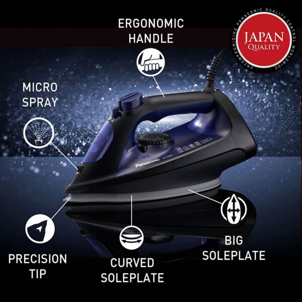 Panasonic Steam Iron (NI-U550) 2400W - Image 3