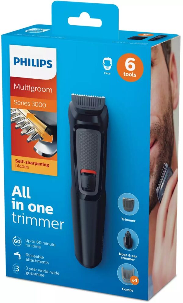 Philips Multigroom Trimmer (MG3710), 6-in-1 - Image 3