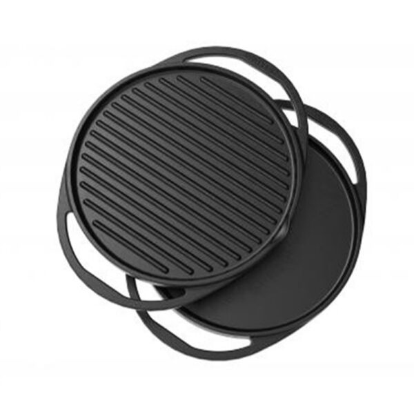 Walton - WCW- Cast Iron Tawa N Grill 2 in 1 28cm 2