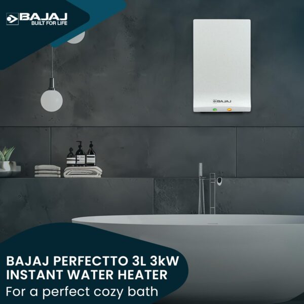 Bajaj Perfectto 3L 3KW Instant Water Heater - Image 6