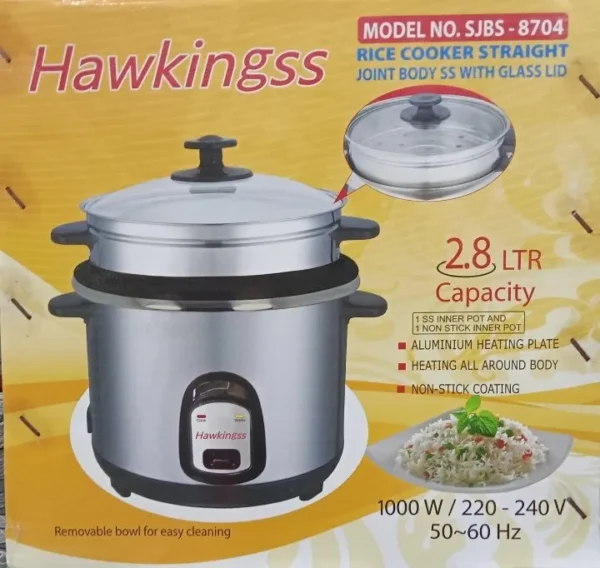 Hawkings 2.8L Rice Cooker (Double NS Pot) - Image 2