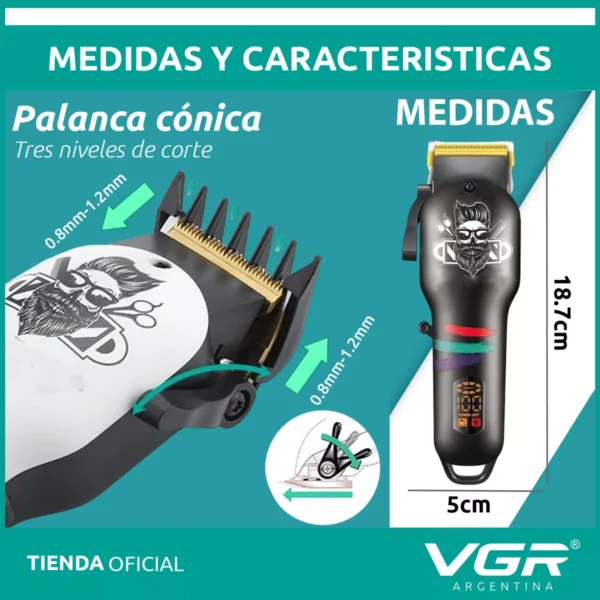 VGR V-699 Salon Series Professional Hair Trimmer - Image 4