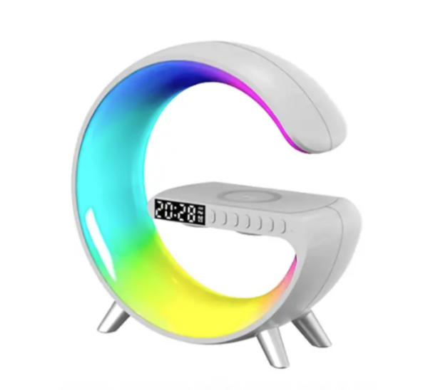 G63 Smart Light Sound Speaker Machine Fast Charging Alarm Clock 7-Color RGB Music Player Speaker - Image 5