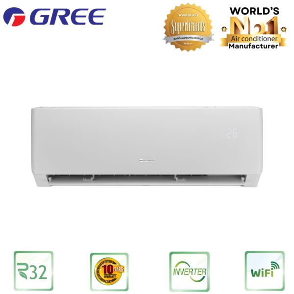 Gree Pular Split Type Air Conditioner (Inverter-1.5 TON) GS-18XPUV32