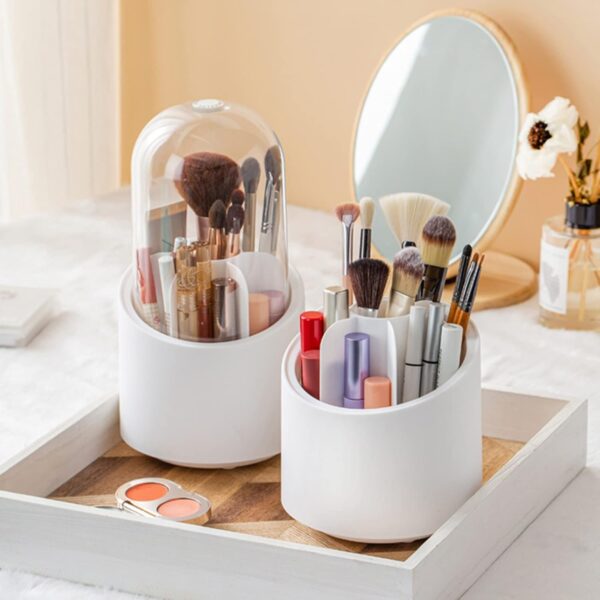 Makeup Brush Holder 360°Rotating Organizer