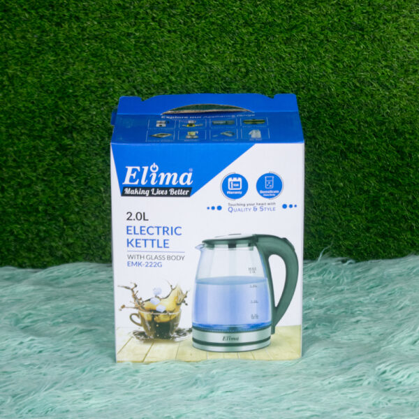 Elima EMK-222G Stainless Steel Electric Kettles - 2.0 Liter - Image 3