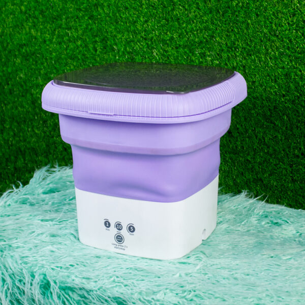 Portable Folding Mini Washing Machine with Drying - Image 4