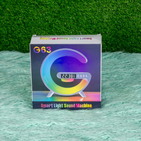 G63 Smart Light Sound Speaker Machine Fast Charging Alarm Clock 7-Color RGB Music Player Speaker - Image 7