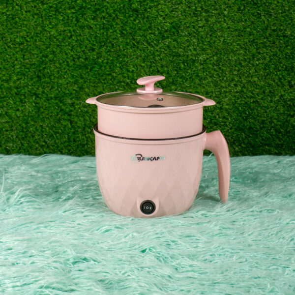 Diamond electric cooking pot- Baby Pink