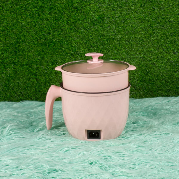 Diamond electric cooking pot- Baby Pink - Image 4