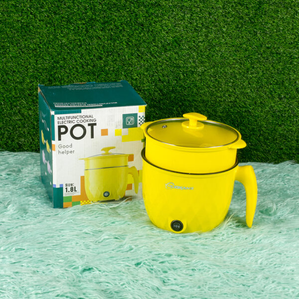 Diamond electric cooking pot- Yellow - Image 2