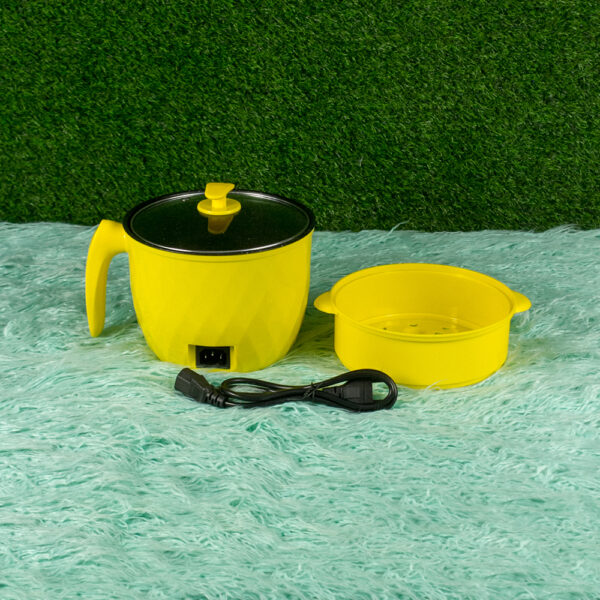 Diamond electric cooking pot- Yellow - Image 4