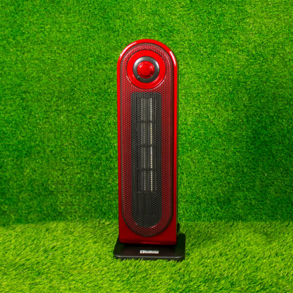 Red Swiss Ceramic Portable Room Heater Tow1M with Thermostat and Oscillation 2000W - Image 3